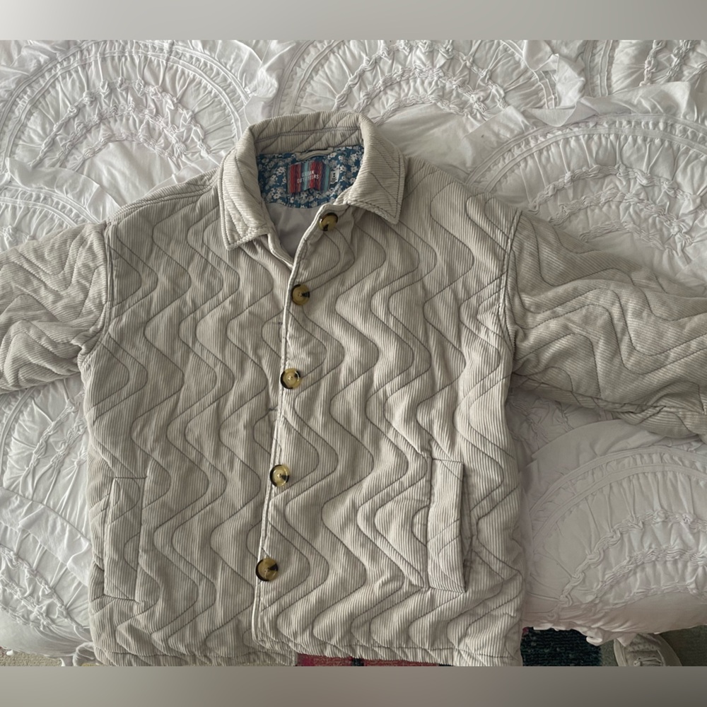 Urban Outfitters pattern corduroy jacket